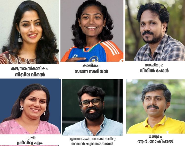  സംസ്ഥാന യുവജന കമ്മീഷന്‍ യൂത്ത് ഐക്കണ്‍ അവാര്‍ഡുകള്‍ പ്രഖ്യാപിച്ചു