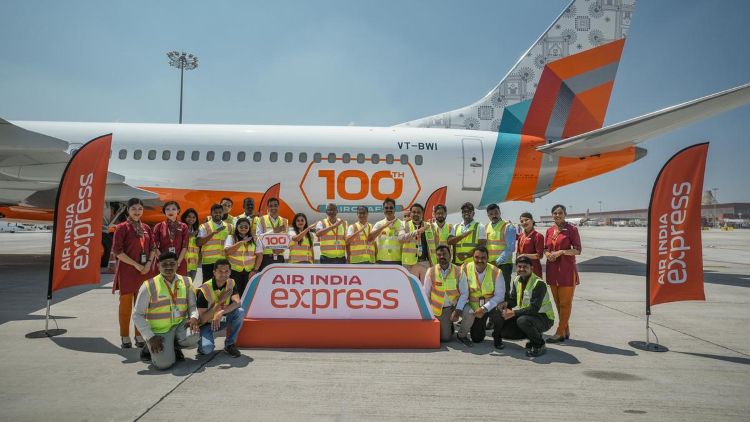 എയര്‍ ഇന്ത്യ എക്‌സ്പ്രസ് വികസന പാതയില്‍; 100 ാമത് വിമാനം ഫ്‌ലാഗ് ഓഫ് ചെയ്തു