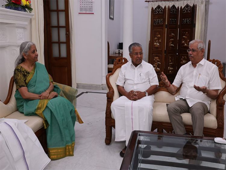 മുഖ്യമന്ത്രി പിണറായി വിജയനും കേന്ദ്ര ധനമന്ത്രി നിര്‍മല സീതാരാമനും ദല്‍ഹിയില്‍ കൂടിക്കാഴ്ച നടത്തി