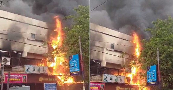 കോഴിക്കോട്ട് വൻ തീപിടിത്തം; തീയണയ്ക്കാനുള്ള ശ്രമം തുടരുന്നു