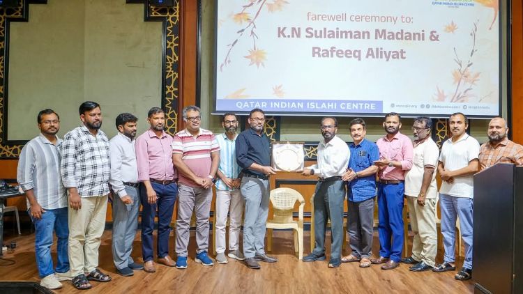 കെ എന്‍ സുലൈമാന്‍ മദനിക്ക് യാത്രയയപ്പ്