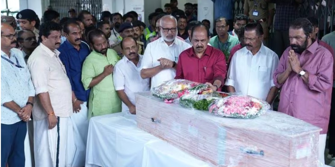 അഹമ്മദാബാദ് വിമാനദുരന്തം: രഞ്ജിതയുടെ ഭൗതികശരീരം നാട്ടിലെത്തിച്ചു സംസ്‌കരിച്ചു