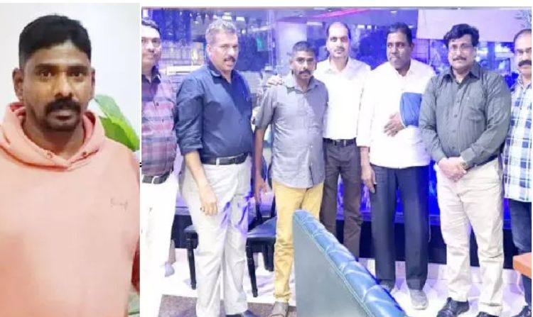 സൗദി പൗരന്‍ മരിച്ചതിനെ തുടര്‍ന്ന്  6 വര്‍ഷത്തോളമായി സൗദിയില്‍ കുടുങ്ങിയ ഷാജു നാട്ടിലെത്തി