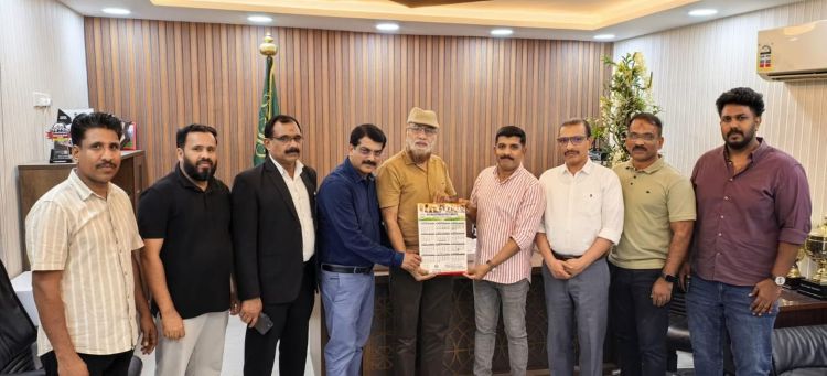 ജിദ്ദ ഒഐസിസി മലപ്പുറം ജില്ലാ കമ്മിറ്റി 2026ലെ കലണ്ടര്‍ പ്രകാശനം