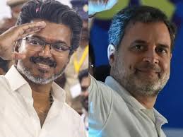  വിജയ് ഗവര്‍ണറെ കണ്ടു, സര്‍ക്കാര്‍ രൂപീകരിക്കാന്‍ അവകാശവാദം ഉന്നയിച്ചു, ടി.വി.കെക്ക് കോണ്‍ഗ്രസ് പിന്തുണ