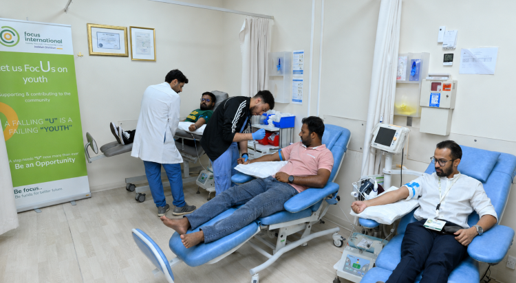 ഫോക്കസ് ഇന്റര്‍നാഷണല്‍ ജിദ്ദ ഡിവിഷന്‍ രക്തദാന ക്യാമ്പ് സംഘടിപ്പിച്ചു; പ്രവാസി യുവ പങ്കാളിത്തം ശ്രദ്ധേയം